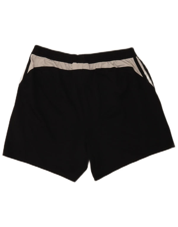 Pantaloni scurți sport grafic Adidas pentru bărbați, medii W32, poliester, negru