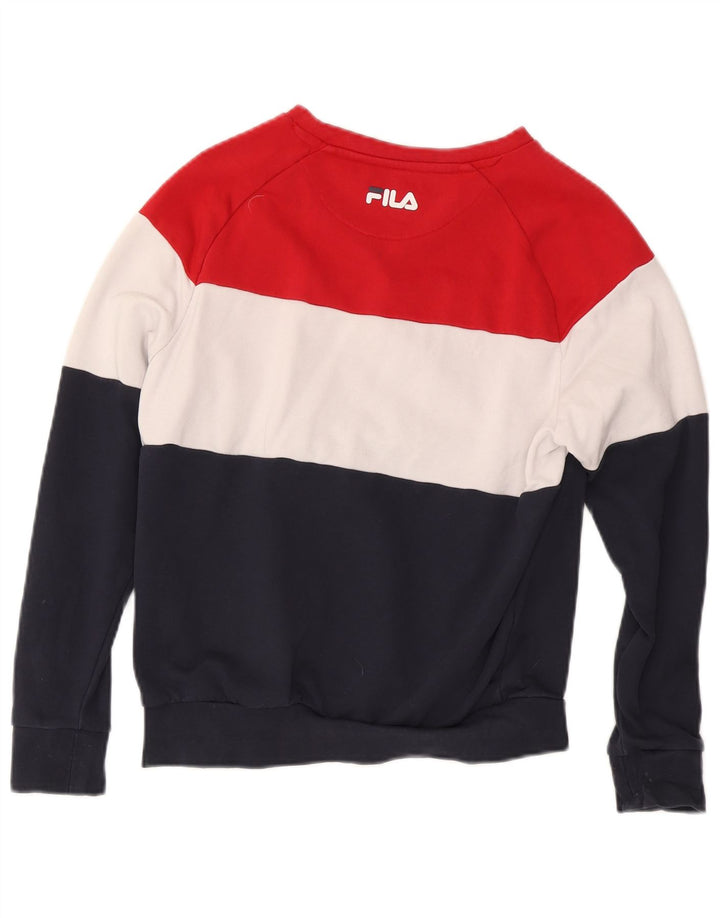 Pulover supradimensionat pentru femei Fila UK 6 XS Multicolor Colorblock