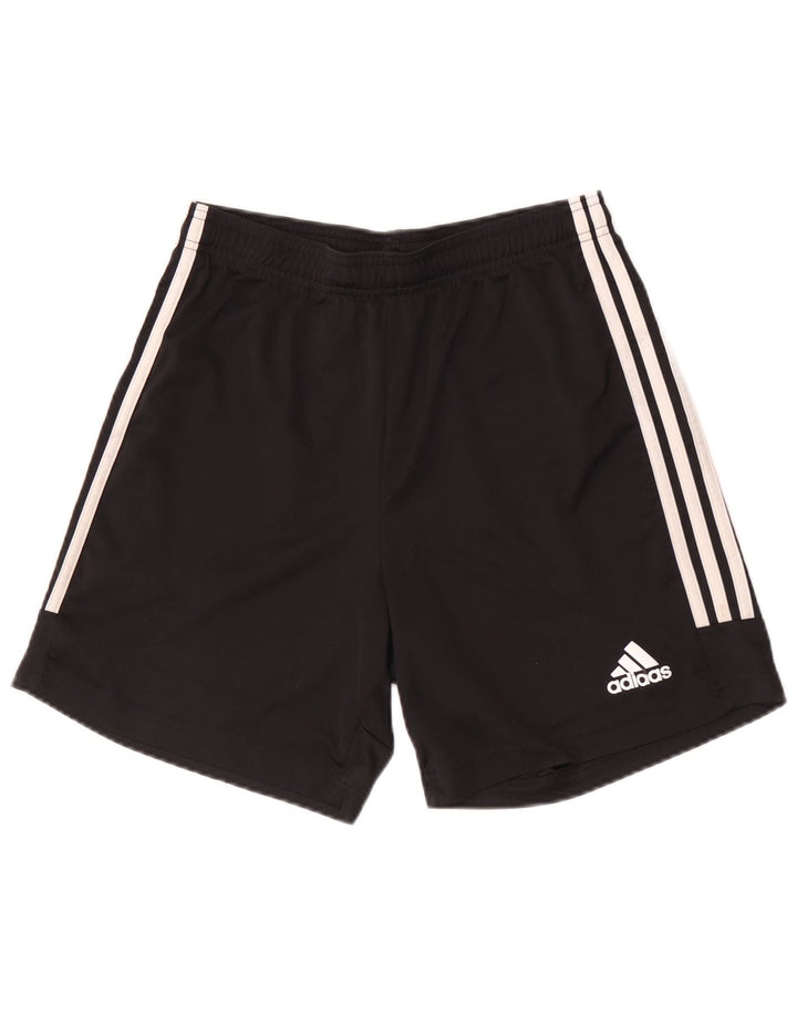 Pantaloni scurți sport obișnuiți pentru bărbați Adidas, medii, negru, poliester