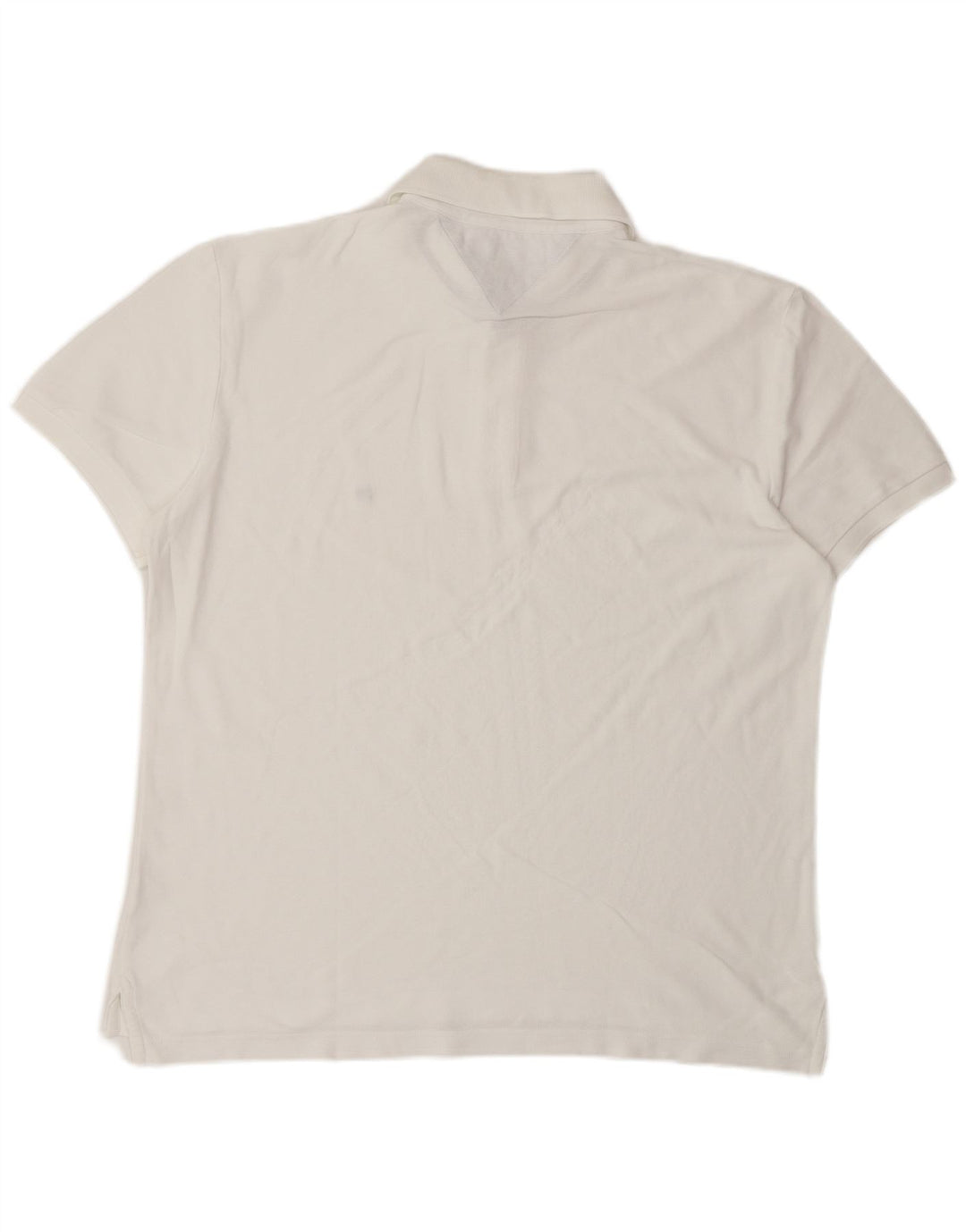 Cămașă polo Tommy Hilfiger pentru bărbați, cu formă regulată, XL, alb