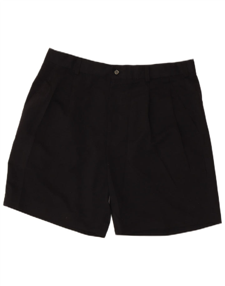Pantaloni scurți chino pentru bărbați IZOD W38 XL poliester negru