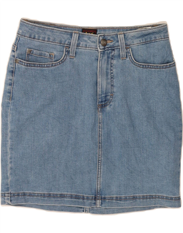 LEE Womens Denim Skirt US 8 Medium W30  Blue Cotton Vintage Lee and Second-Hand Lee from Messina Hembry 