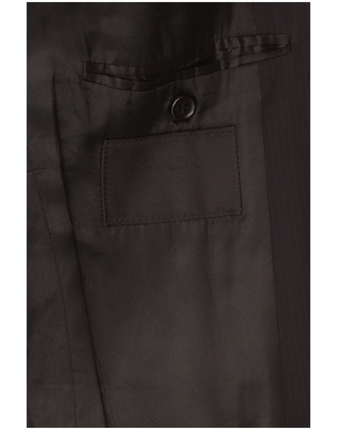 Costum pentru bărbați PRADA, 3 nasturi, 2 piese IT 52 XL W34 L30 Negru Clasic