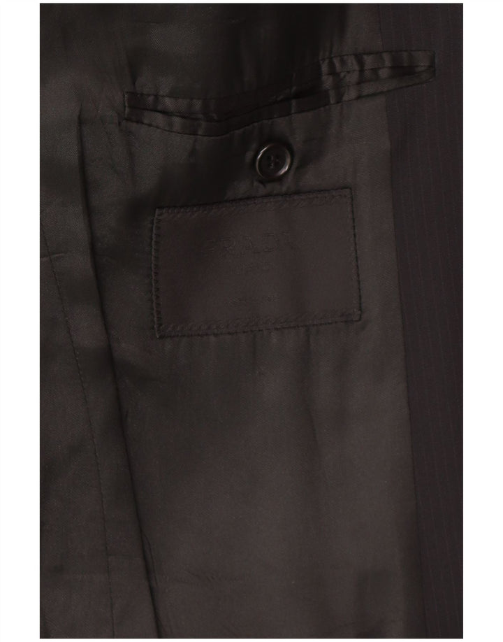 Costum pentru bărbați PRADA, 3 nasturi, 2 piese IT 52 XL W34 L30 Negru Clasic