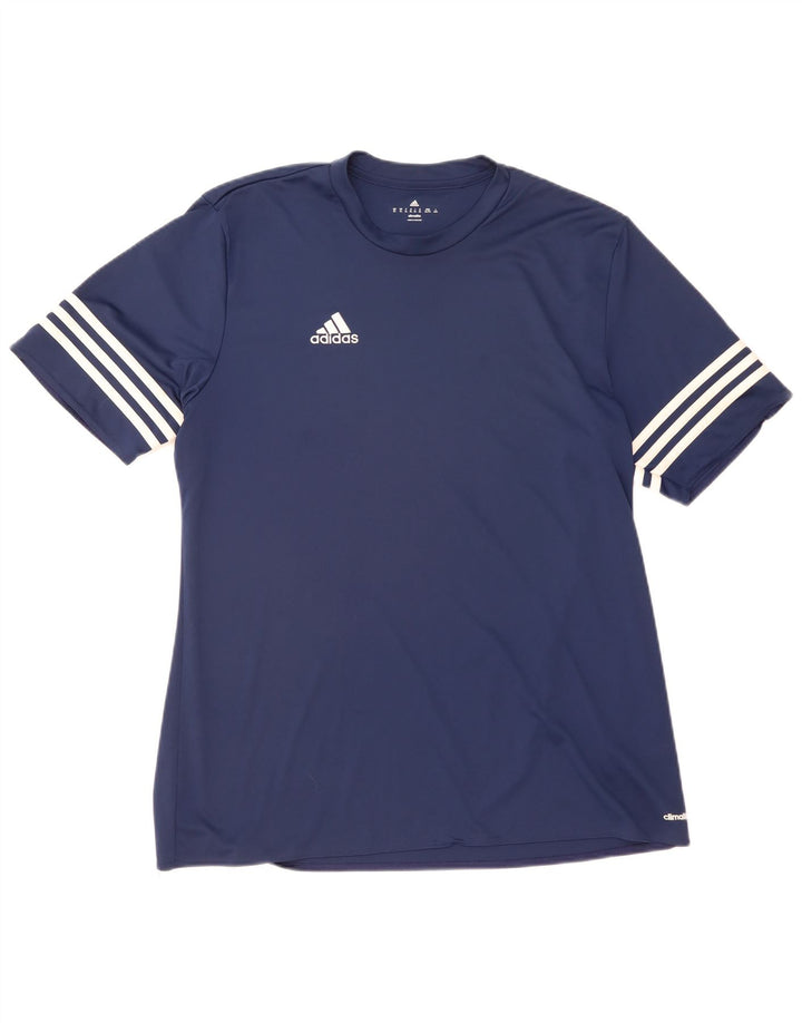 Tricou Adidas Climalite pentru bărbați Top XL Bleumarin Poliester