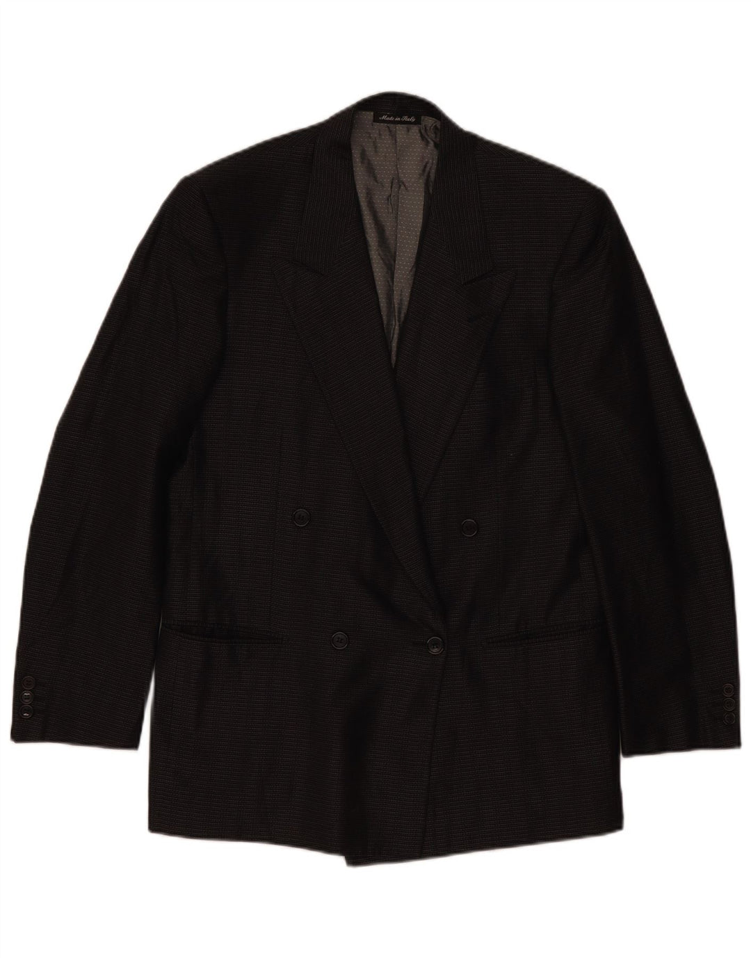 Jachetă Blazer pentru bărbați Pal Zileri IT 48 Medium Black Check Silk