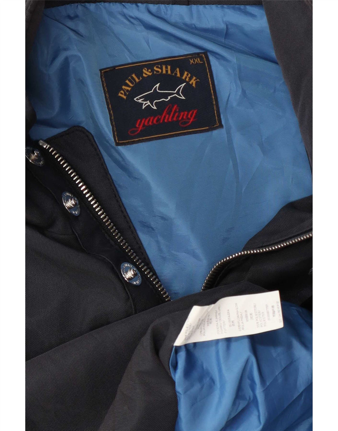 Jachetă pentru bărbați Paul & Shark UK 44 2XL Bleumarin Poliester