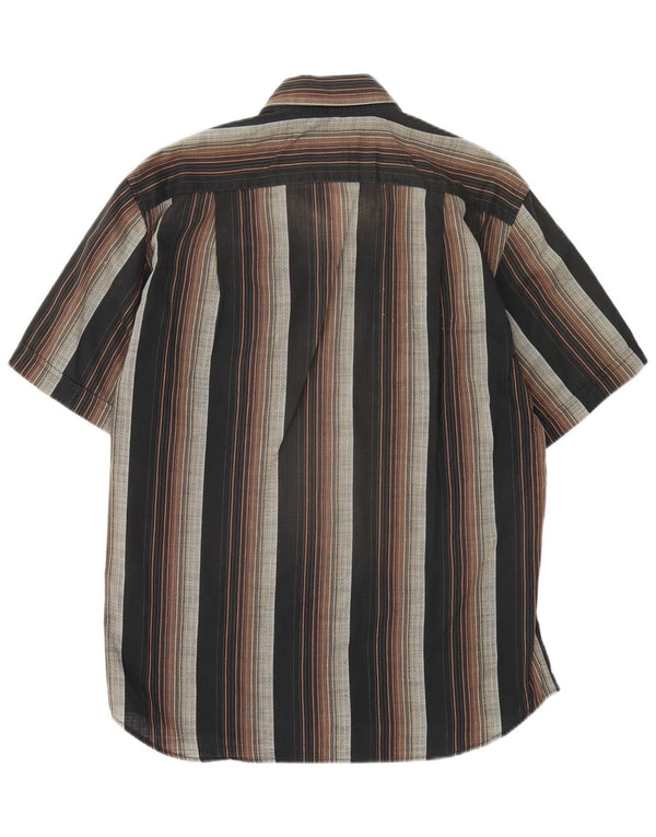 Roccobarocco Mens Shirt Size 40 15 3/4 Medium Multicoloured Striped
