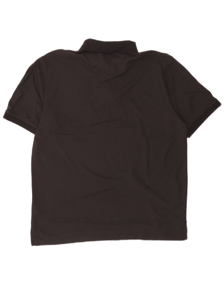 Cămașă polo Izod pentru bărbați XL bumbac negru