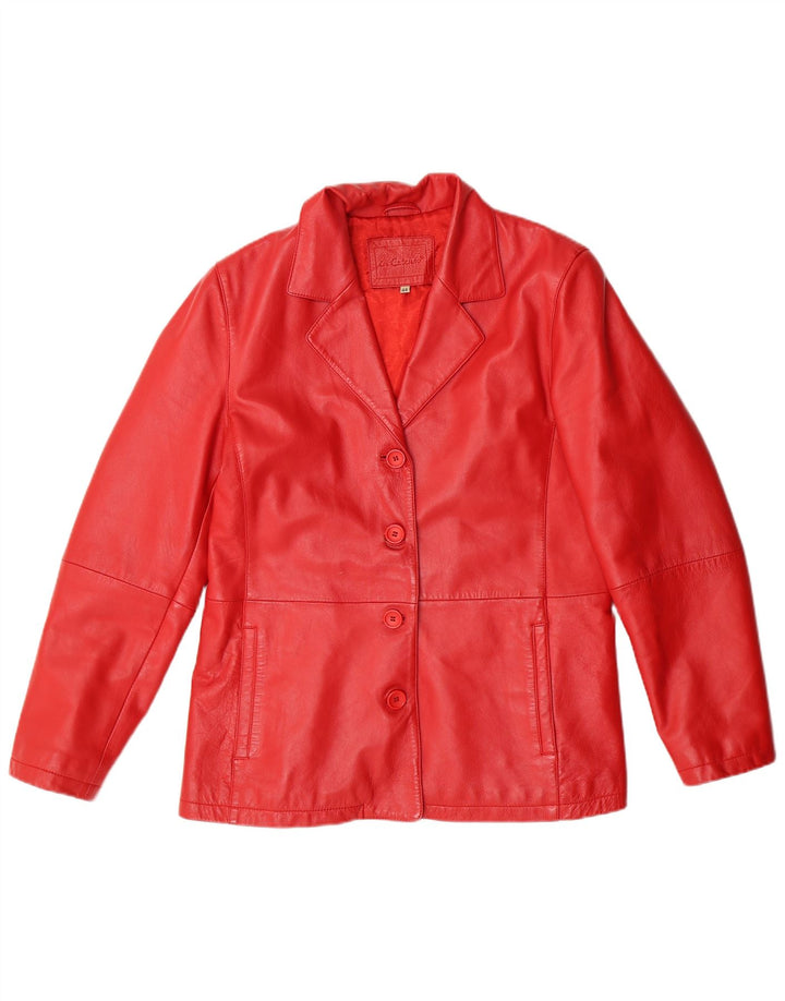 Jachetă de piele pentru femei IN EXTENSO IT 44 Medium Red Piele