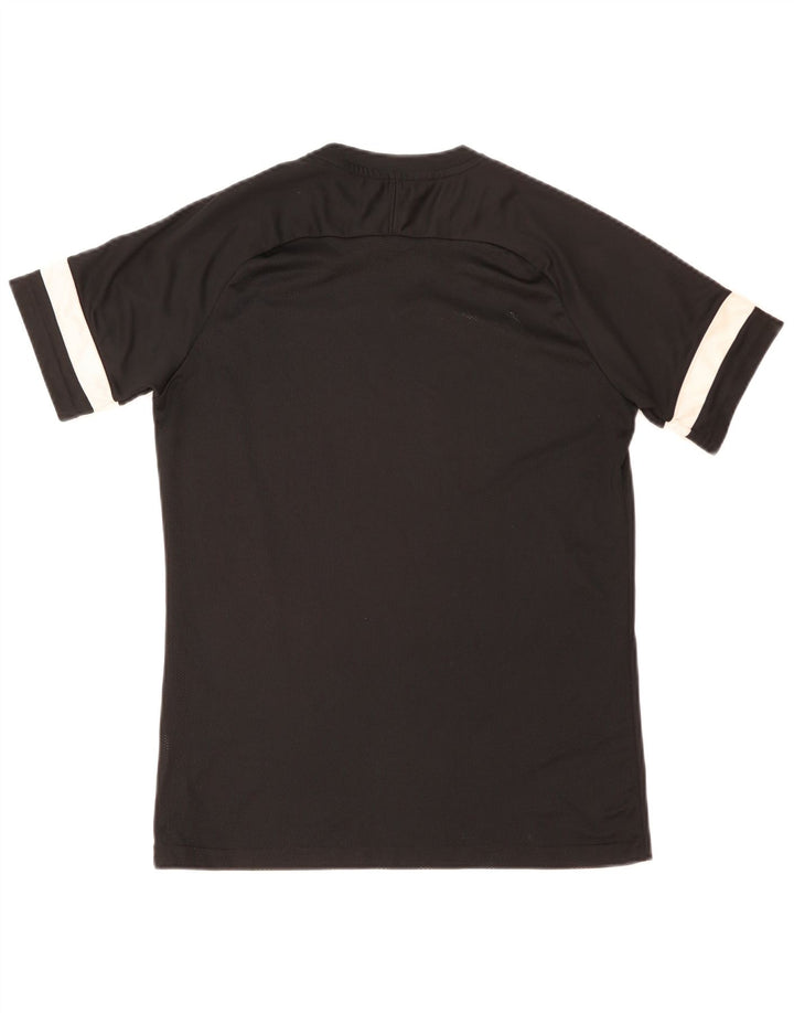 Tricou Nike Dri Fit pentru bărbați Top Mediu Negru Poliester Bloc de culoare