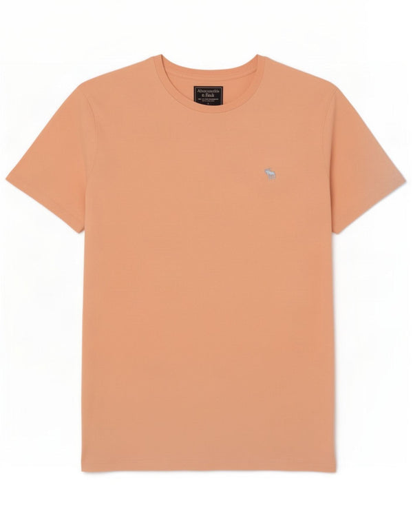Abercrombie & Fitch Tricou bărbați Top mic roz bumbac