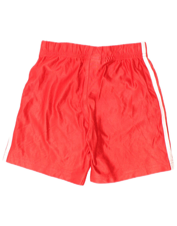 Pantaloni scurti sport adidas bebelusi 18-24 luni poliester rosu