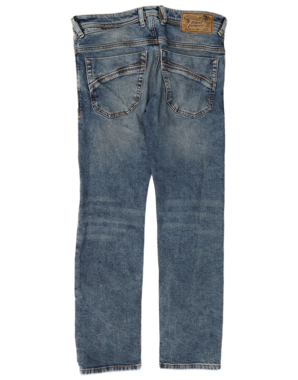 Diesel Bărbați Iakop Regular Slim Tapered Jeans W30 L30 Blue Bumbac