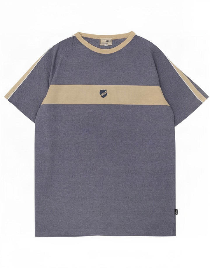 Tricou pentru bărbați Asics Top Medium Blue Colorblock Bumbac