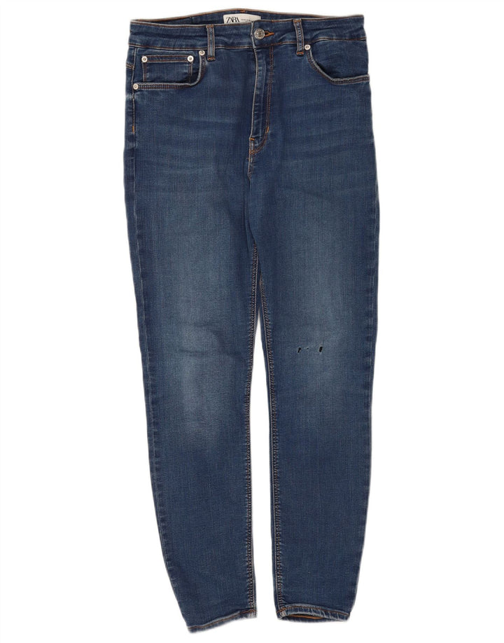 Blugi skinny dama Zara EU 40 Medium W30 L26 Albastru