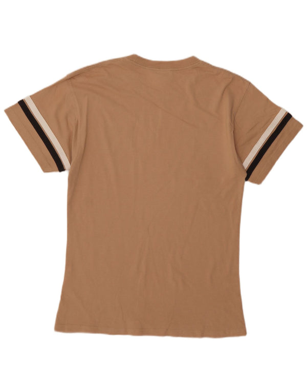 Tricou grafic pentru bărbați Nike Top mic, bej, bumbac