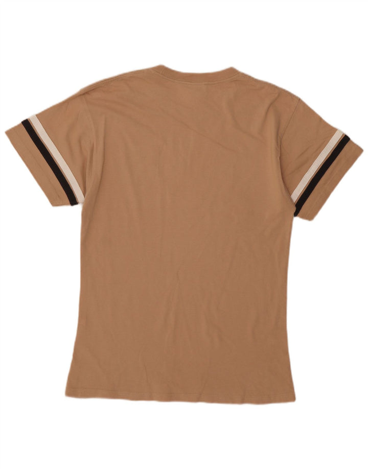 Tricou grafic pentru bărbați Nike Top mic, bej, bumbac