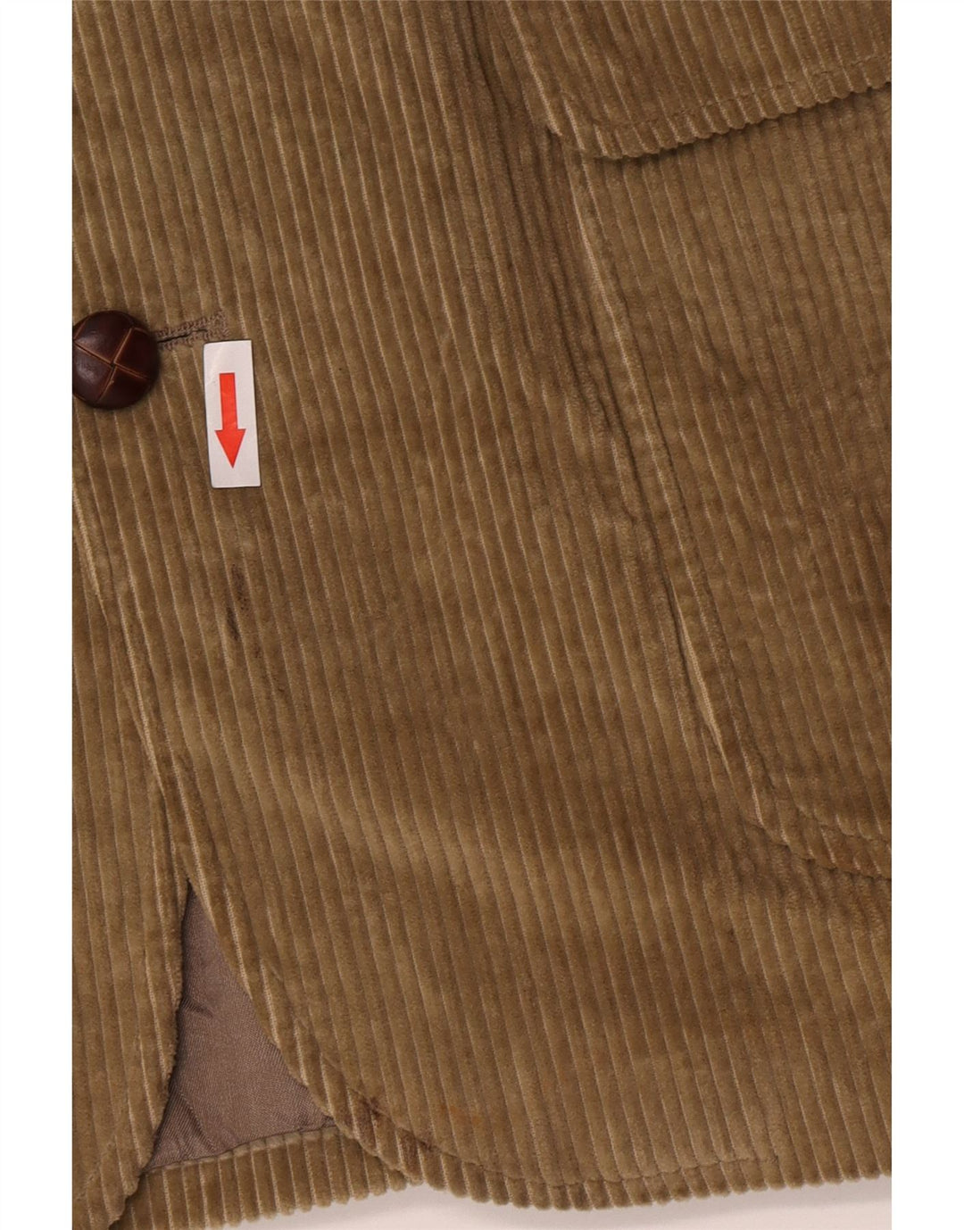 Orvis Jachetă pentru bărbați din velur cu 2 nasturi, UK 42 XL, bej