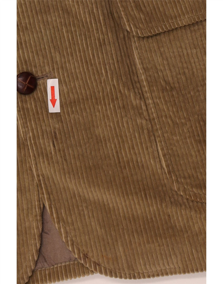 Orvis Jachetă pentru bărbați din velur cu 2 nasturi, UK 42 XL, bej