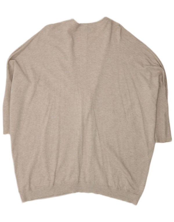 Pulover cardigan supradimensionat pentru femei Zara UK 14 Bej mediu