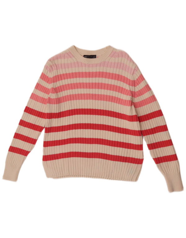 Pulover pentru femei Marks & Spencer cu decolteu cu barca UK 12 Medium Multicolor