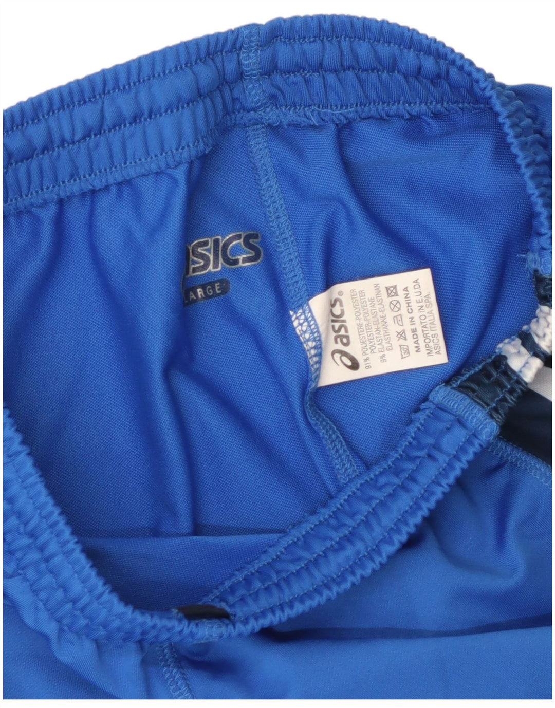 Pantaloni scurți sport Asics pentru bărbați, mari, albastru, poliester color bloc