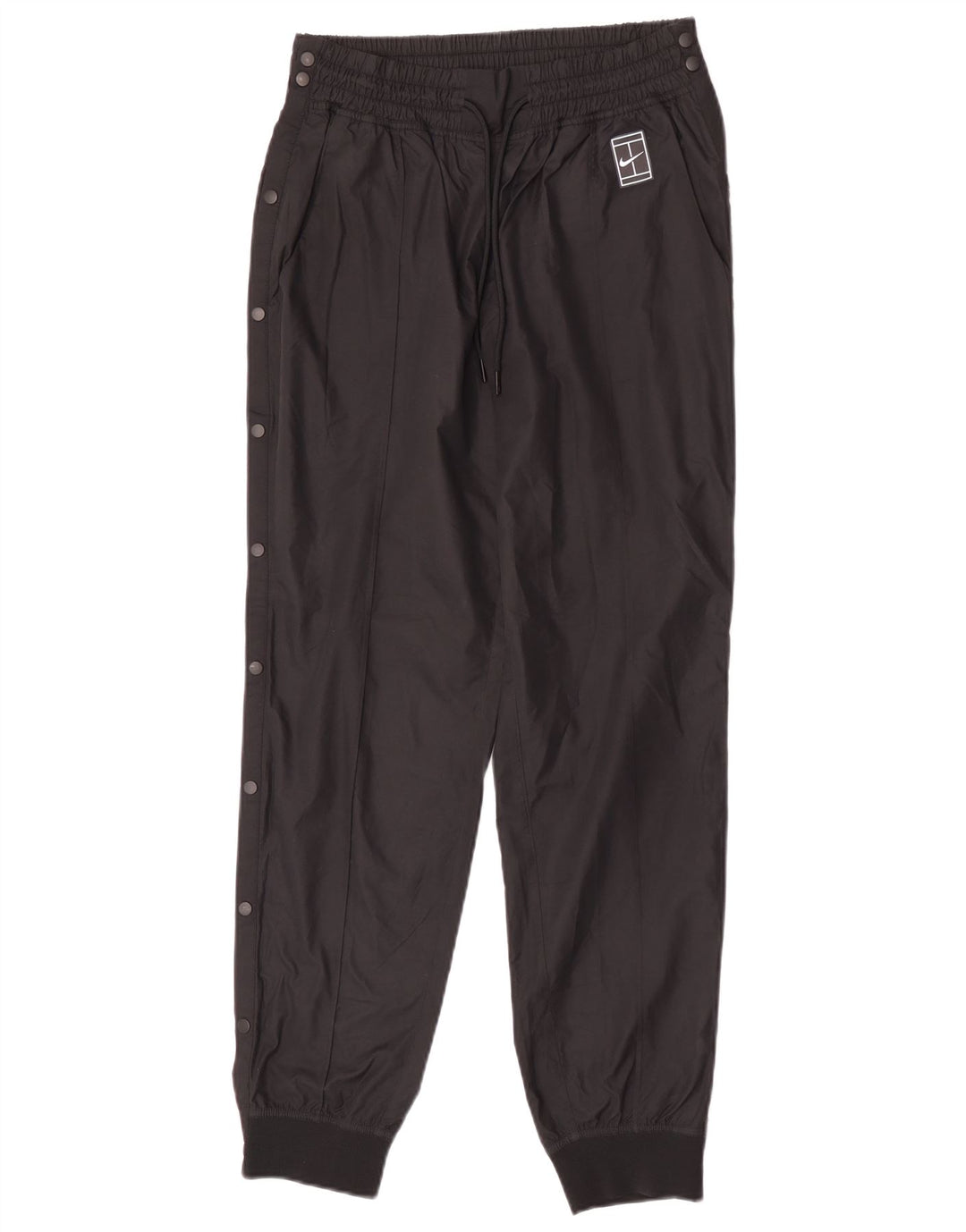 Pantaloni de jogging pentru femei Nike impermeabili UK 12 Poliester mediu negru