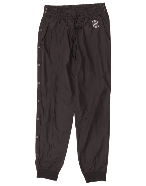 Pantaloni de jogging pentru femei Nike impermeabili UK 12 Poliester mediu negru