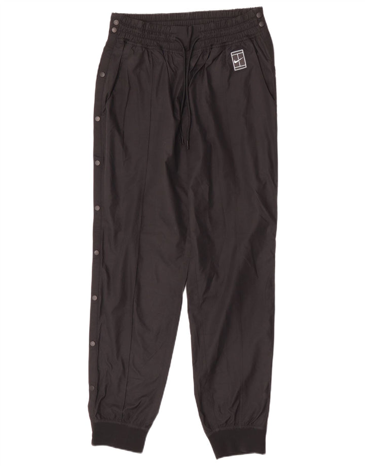 Pantaloni de jogging pentru femei Nike impermeabili UK 12 Poliester mediu negru