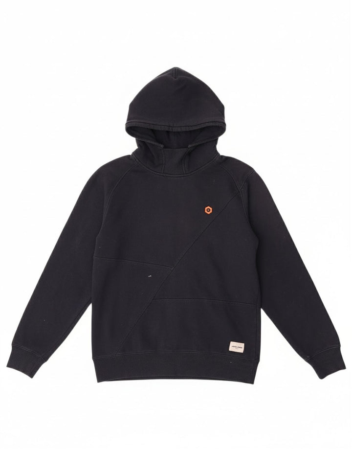 Pulover Jack & Jones pentru bărbați, bumbac, albastru bleumarin mediu