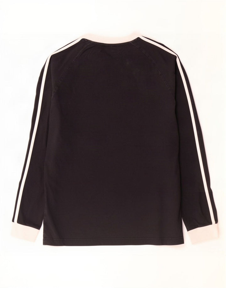 Top pentru bărbați Adidas cu mânecă lungă, mare, negru, bumbac