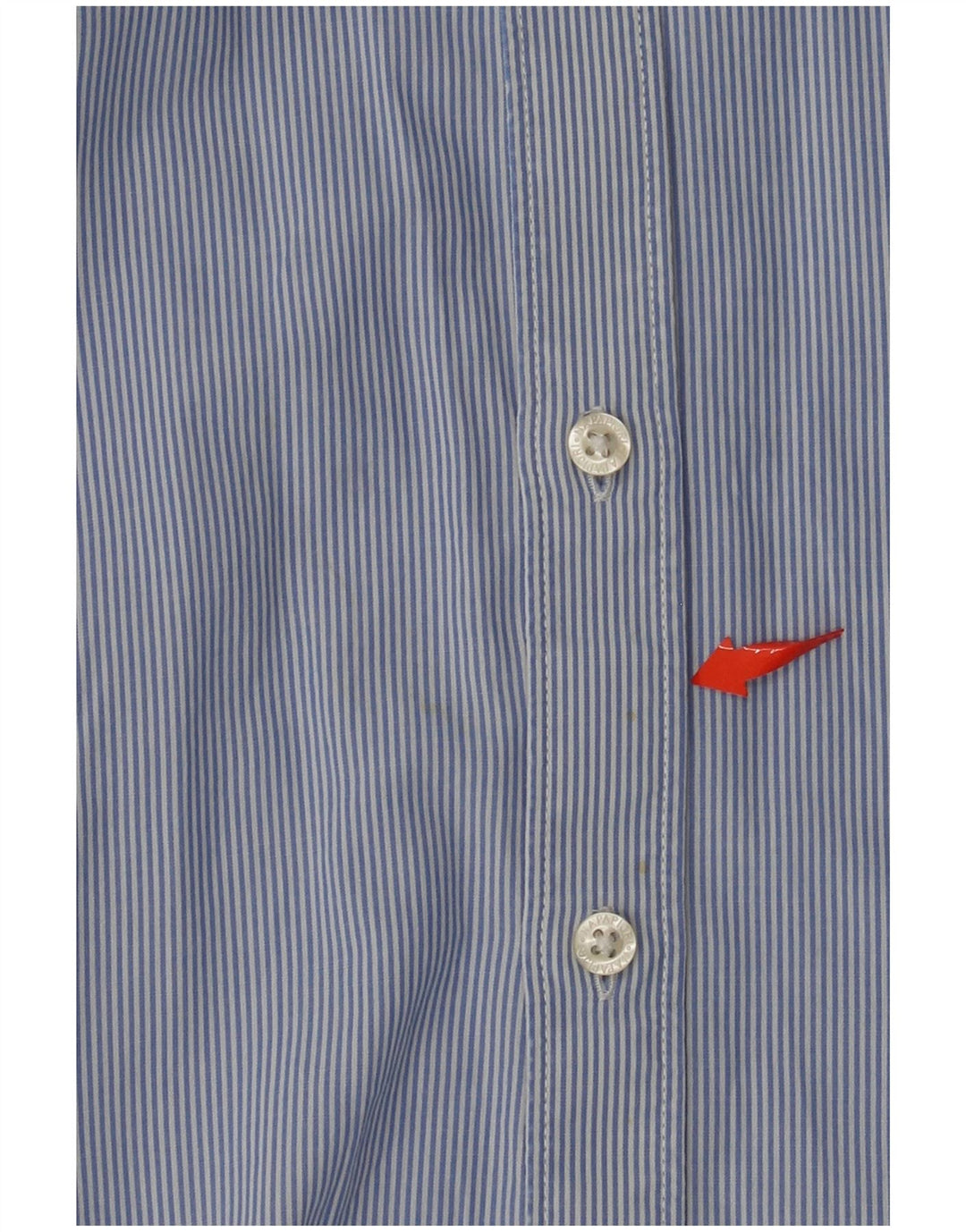 Cămașă Urban Fit NAPAPIJRI pentru bărbați, bumbac cu dungi XL, albastru