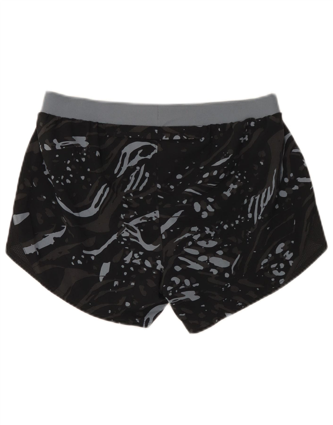 Pantaloni scurți sport Under Armour pentru femei UK 14 Medium Black Spotted Poliester