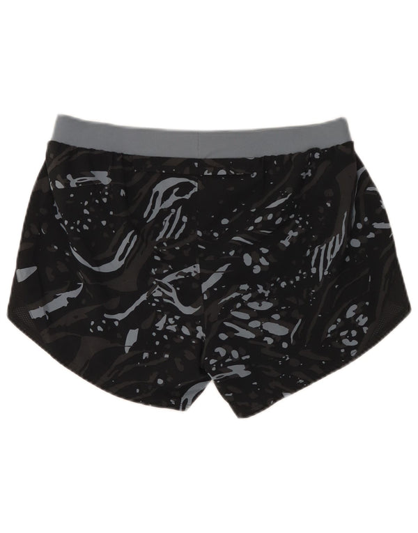 Pantaloni scurți sport Under Armour pentru femei UK 14 Medium Black Spotted Poliester
