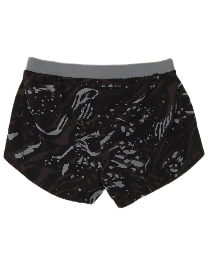Pantaloni scurți sport Under Armour pentru femei UK 14 Medium Black Spotted Poliester