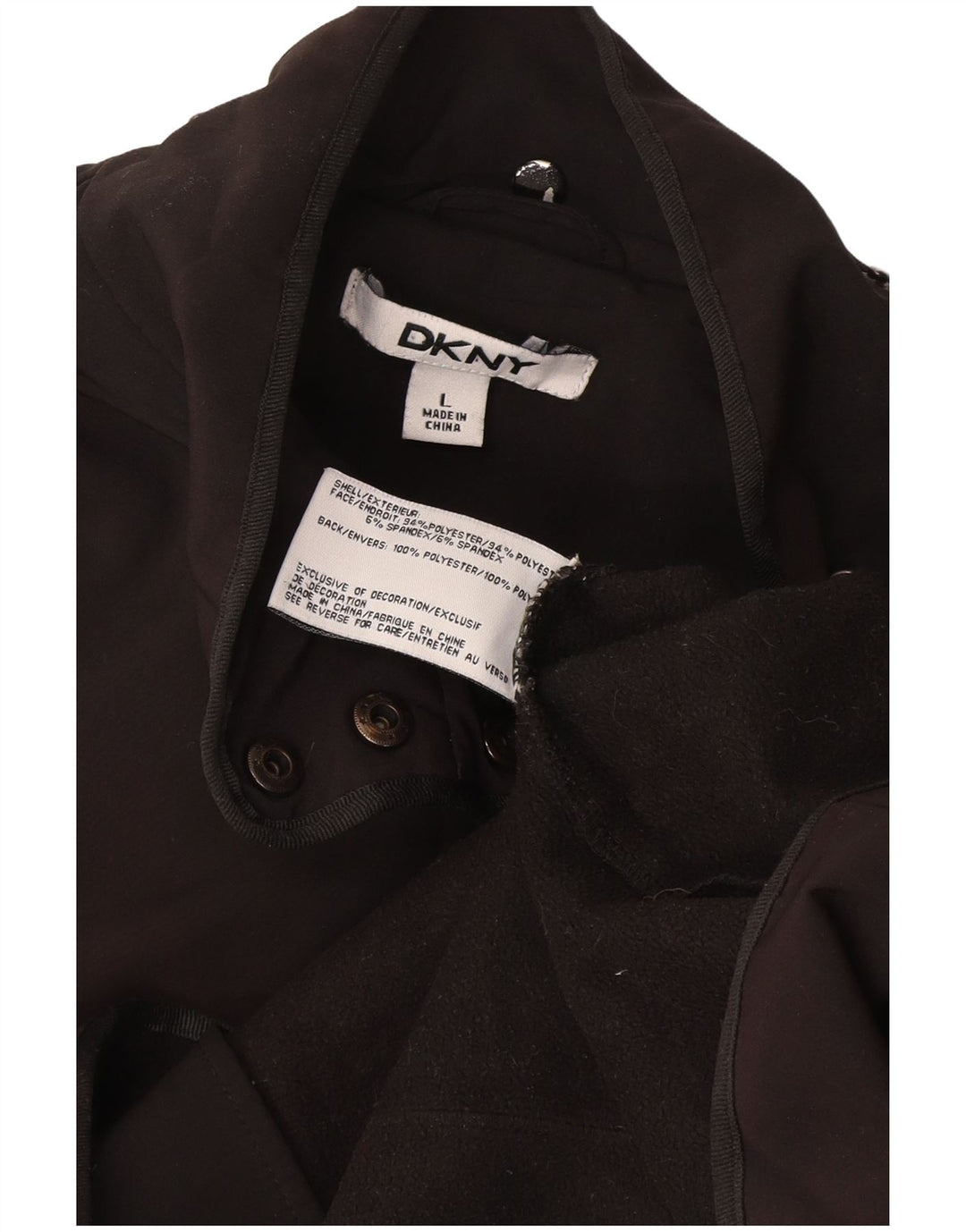 Jachetă pentru femei Dkny UK 16, mare, gri, poliester