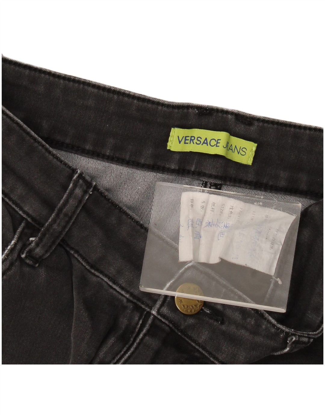 Blugi slim pentru femei Versace W28 L29 gri
