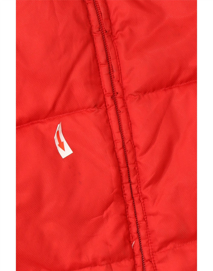 Jachetă căptușită pentru bărbați Adidas UK 38 Medium Red Colorblock Poliester