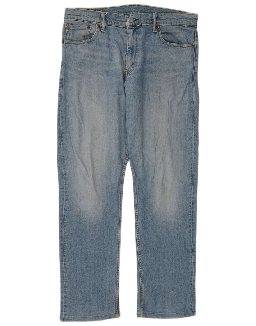Blugi drepti pentru bărbați Levi's 504 W33 L32 Bumbac albastru