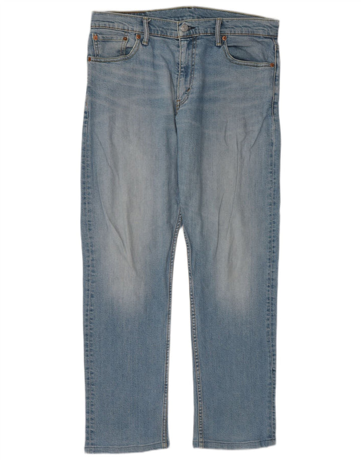 Blugi drepti pentru bărbați Levi's 504 W33 L32 Bumbac albastru