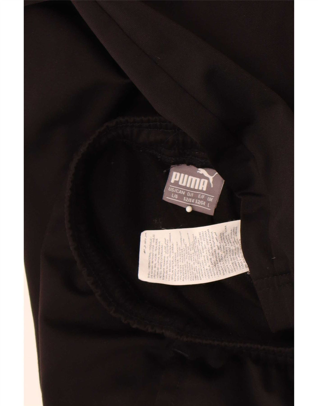 Pantaloni de trening pentru bărbați Puma Pantaloni de jogging, mari, negru, poliester