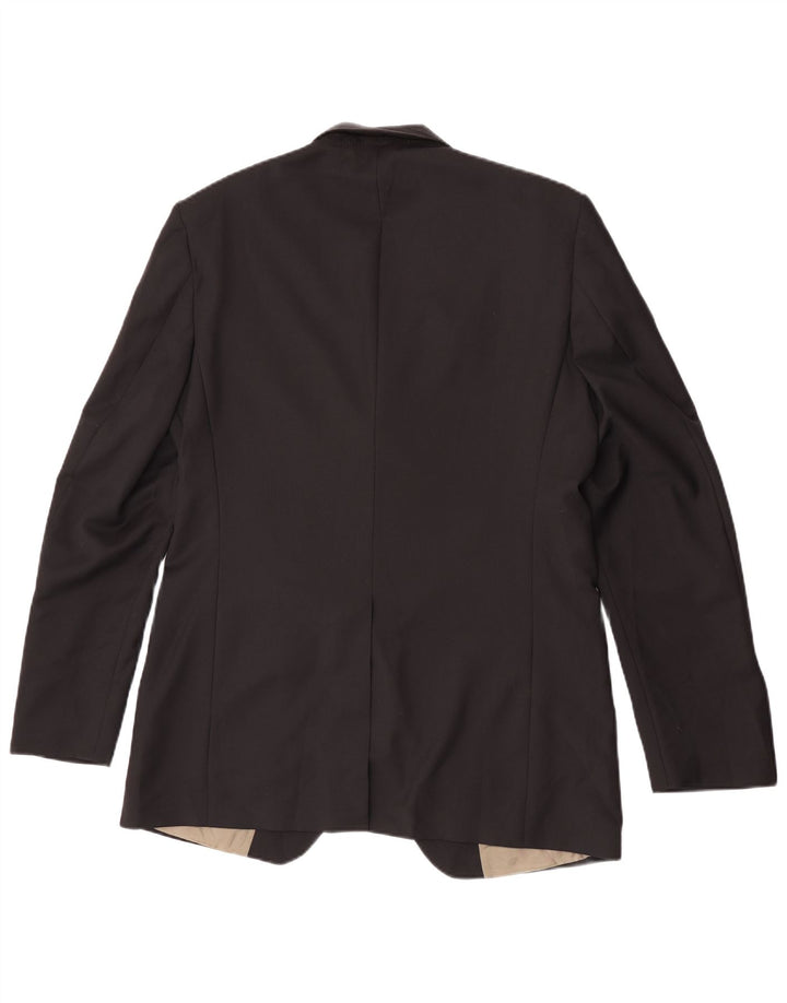 Jachetă pentru bărbați Marks & Spencer, cu 3 nasturi, slim fit, UK 40 Medium Black