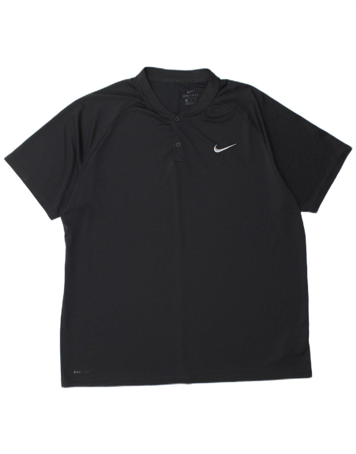 Tricou pentru bărbați Nike Dri Fit Top 2XL poliester negru