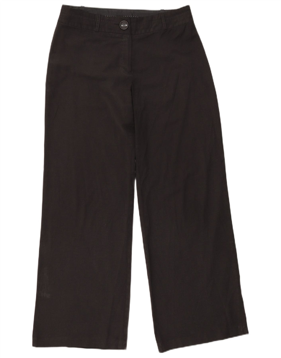 Laura Ashley Pantaloni casual pentru femei UK 12 Medium W30 L31 Poliester negru