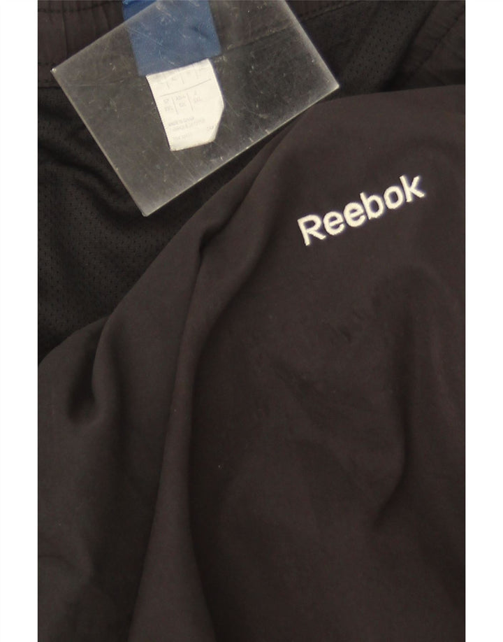 Pantaloni de trening pentru bărbați Reebok XL, negru, poliester color bloc