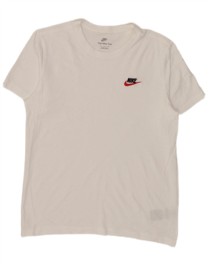 Tricou pentru bărbați Nike Top mic, alb, bumbac