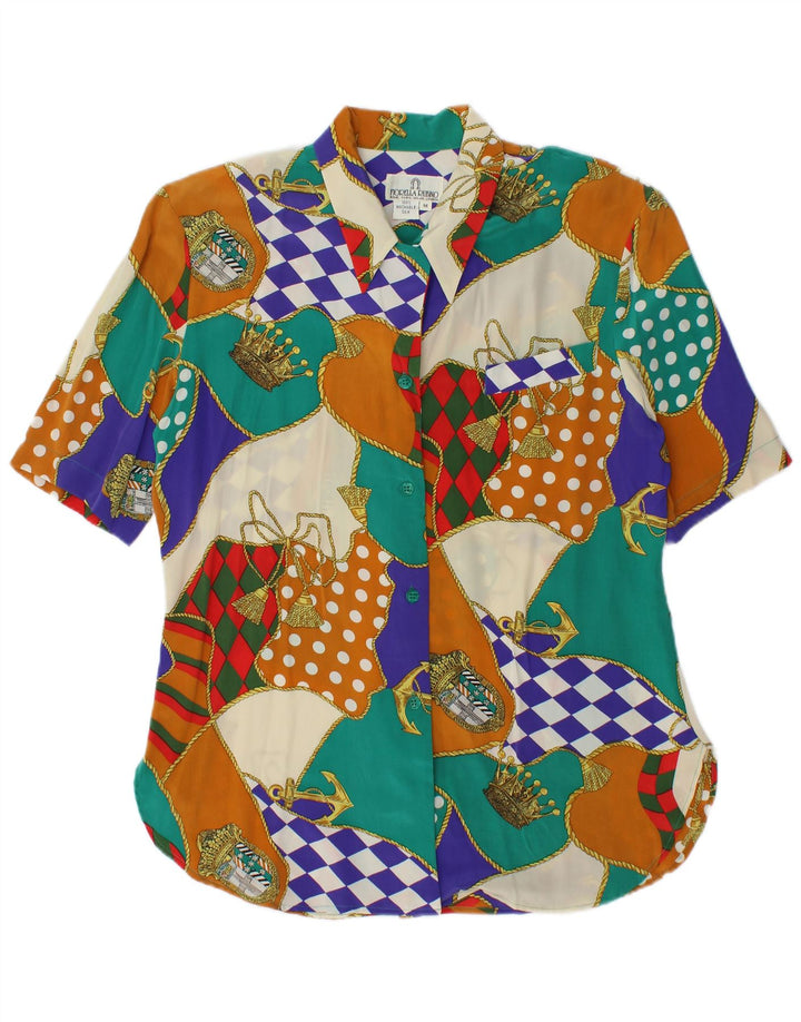 Bluză cămașă pentru femei FIORELLA RUBINO UK 14 Medium Multicolor Patchwork