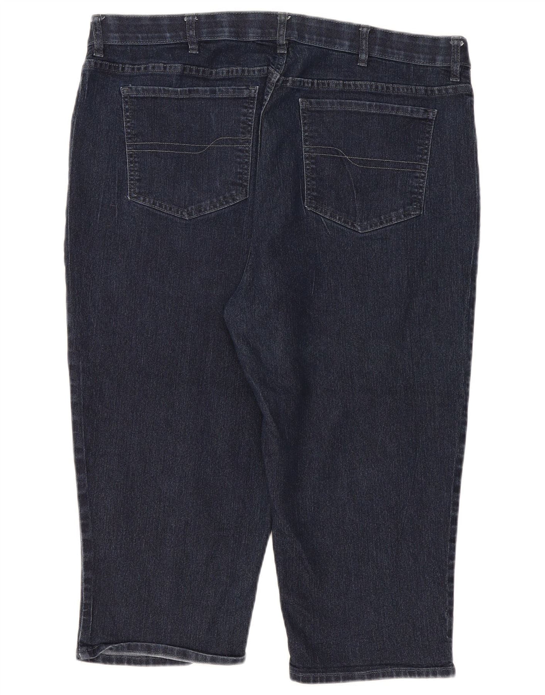 Pantaloni scurți din denim LEE Riders pentru femei US 22 3XL W40 Bumbac bleumarin