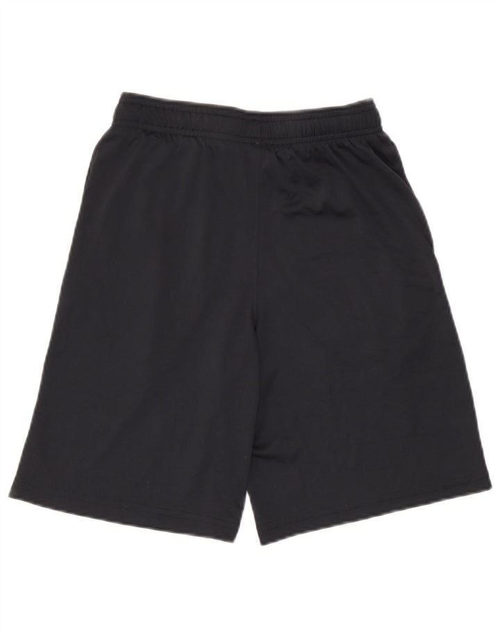 Pantaloni scurți sport grafic Under Armour pentru băieți 9-10 ani poliester negru mediu